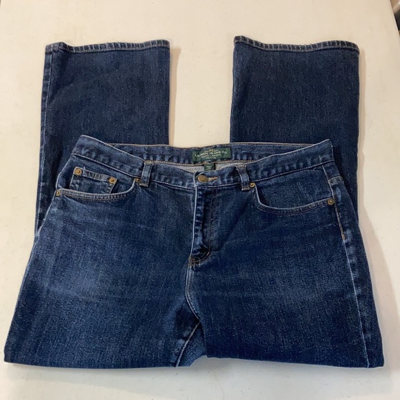 🎉HP🎉LRL Ralf Lauren Bootcut Dark wash Jeans - Picture 4 of 9